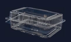 EMBALAGEM PET 18 RETANGULAR ARTICULADA 100 UND