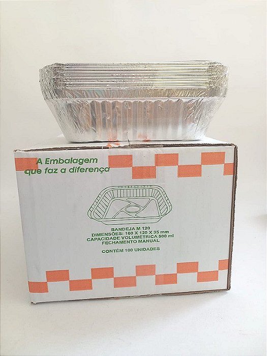 MARMITINHA ALUMÍNIO 500 ML 100 UND