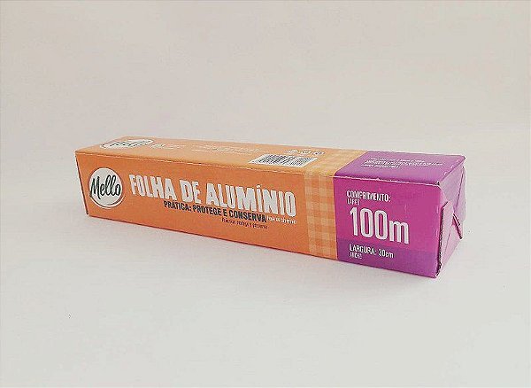 ROLO ALUMÍNIO 30 CM X 100 METROS