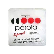 GUARDANAPO PÉROLA/PÉTALA 29,5 X 30 100 UND
