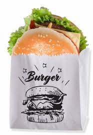 SACO HAMBURGUER PAPEL 12,5X12 CM 100 UND
