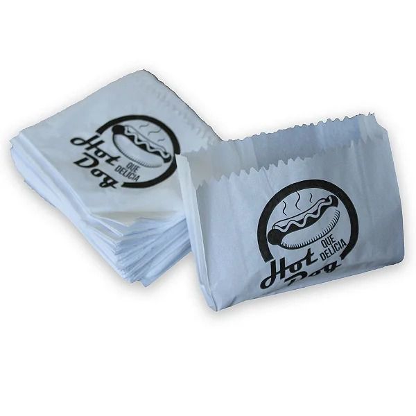 SACO HOT DOG PAPEL 12,5X10 CM 100 UND