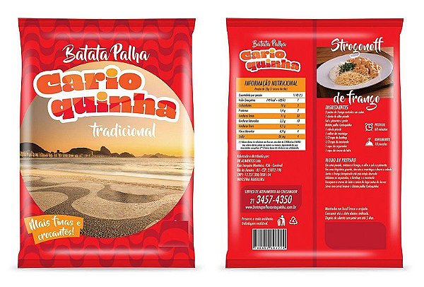 BATATA PALHA CARIOQUINHA 900 GR