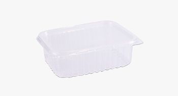 POTE RETANGULAR C/ TAMPA 500 ML TOTALPLAST C/ 24 UND