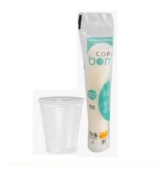 COPO PS COPOBOM TRANSP. 200 ML 100 UND