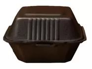 HAMBURGUEIRA ISOPOR PRETA H01 ULTRA COM 100 UND