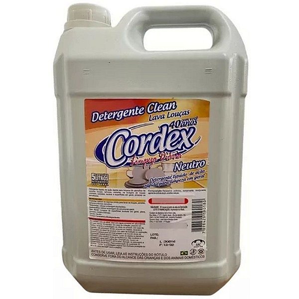 DETERGENTE CORDEX CLEAN 5 LITROS