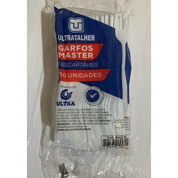 GARFO MASTER BRANCO ULTRA CX20X50 UND