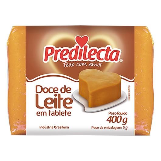 DOCE DE LEITE TABLETE PREDILECTA 400 GR