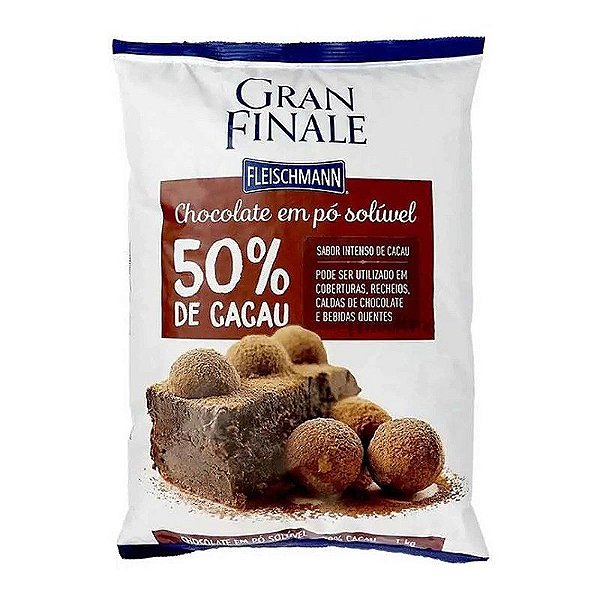 CHOCOLATE EM PÓ 50% DECORA 1KG