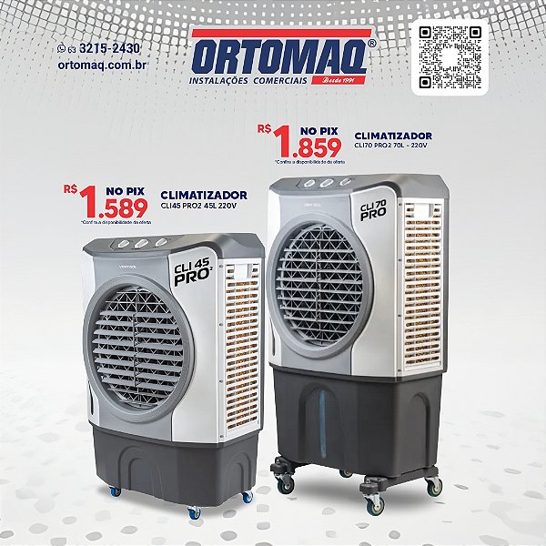 Climatizador Evaporativo 70L 220V