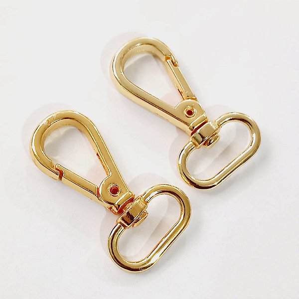 Mosquetão 20 mm Dourado