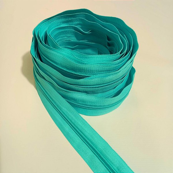 Zíper Verde Tiffany (5 metros)