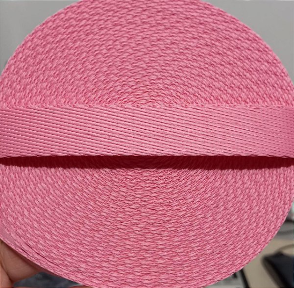Alça Chic 2 cm Rosa Chiclete