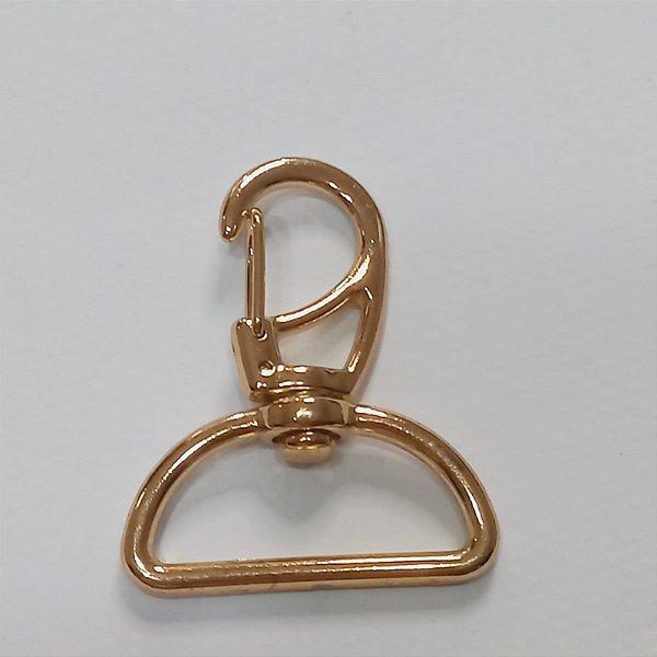 Mosquetão 30mm Dourado