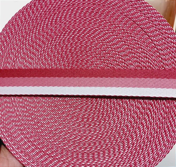 Alça Chic 3 cm - 3 Tons de Rosa