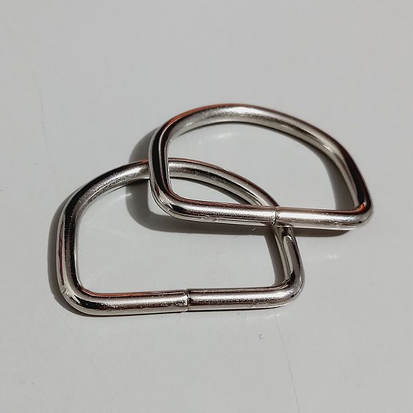 Meia Argola 30mm Niquel (1und)