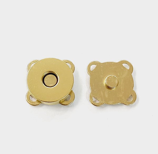 Botão Imantado para Bolsa de Croche 18 Dourado