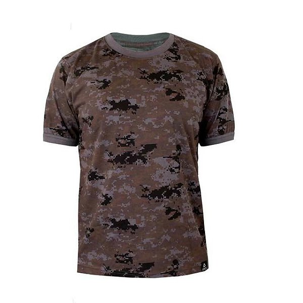 Camiseta Camuflada Digital Petróleo (AT1.001803)