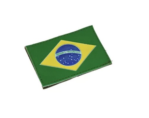 Bandeira do Brasil emborrachada com velcro