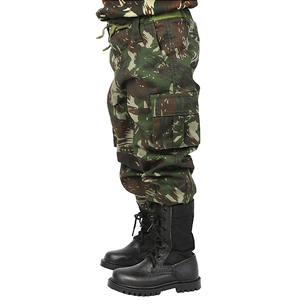 Calça Infantil Rip Stop Camuflado EB | Atack