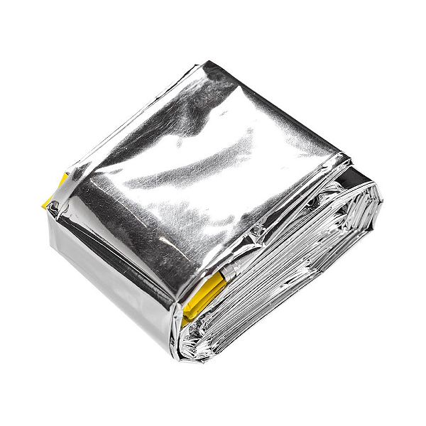 Saco de emergência aluminizado Prata