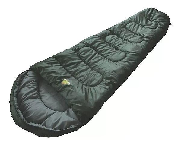 Saco de Dormir tipo sarcófago Guepardo Ultralight para temperaturas entre 5° e 15° Verde