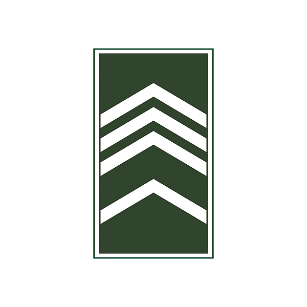 Divisa Emborrachada 2° Sargento | Exercito Brasileiro