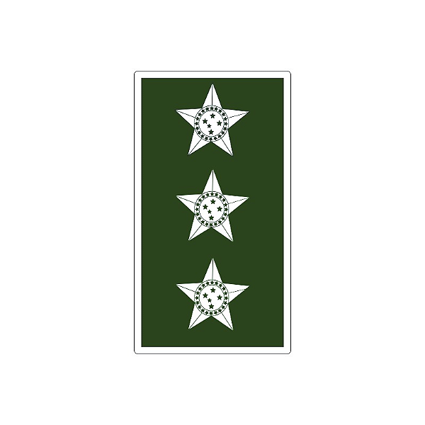 Divisa Emborrachada Capitão | Exercito Brasileiro