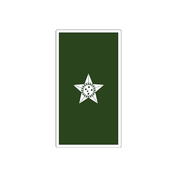 Divisa Emborrachada 2° Tenente | Exercito Brasileiro