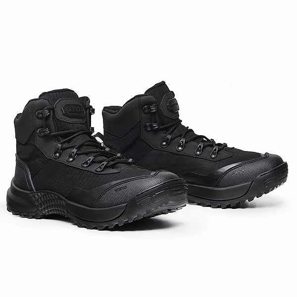 Bota Coturno Militar Acero Ripstop Ponto 45 Preto