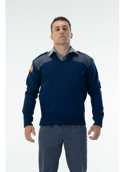 Pulover Adulto Azul Estanho - Colégio Militar AZUL ESTANHO