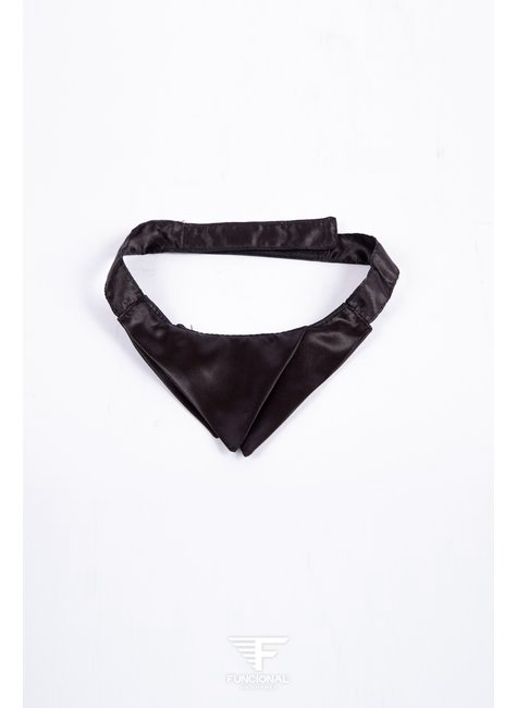 Gravata Feminina Preta - Colégio Militar Preto