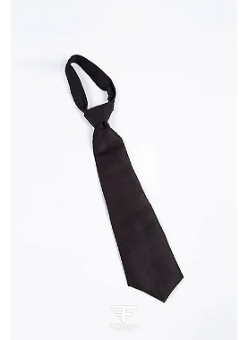 Gravata Masculina Preta - Colégio Militar Preto