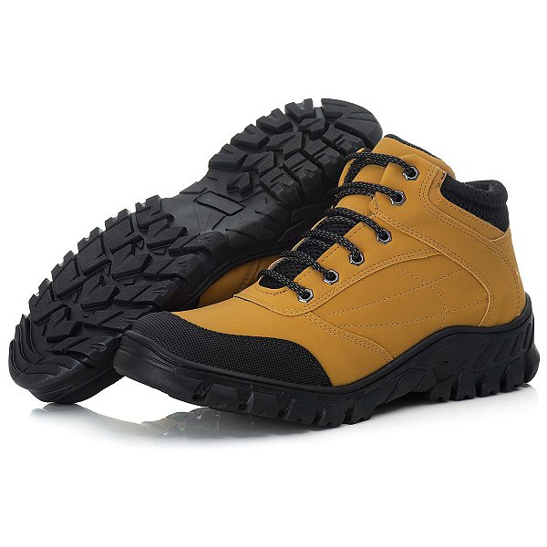 Bota Tênis Adventure Masculino Salazari Amarelo 251