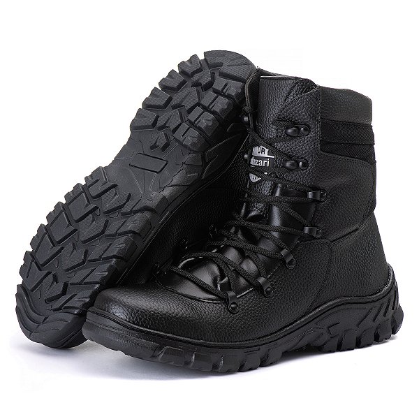 Coturno Militar  Unissex Salazari Preto 702