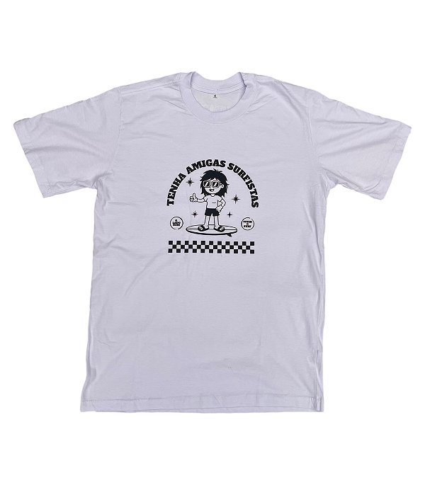 Camiseta Fresia - Tenha Amigas | Unissex | Branca