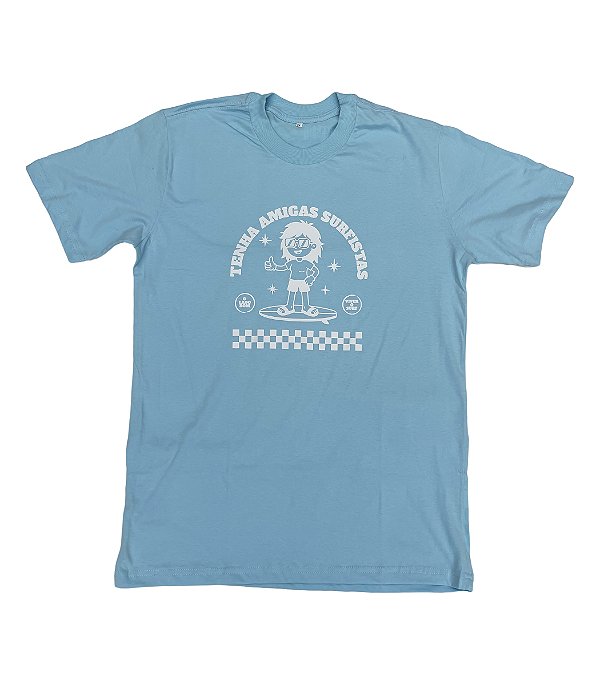 Camiseta Fresia - Tenha Amigas | Unissex | Azul