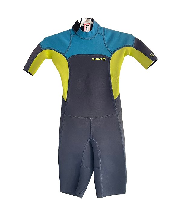 ROUPA DE BORRACHA WETSUIT OLAIAN CRIANÇA PERFEITO ESTADO