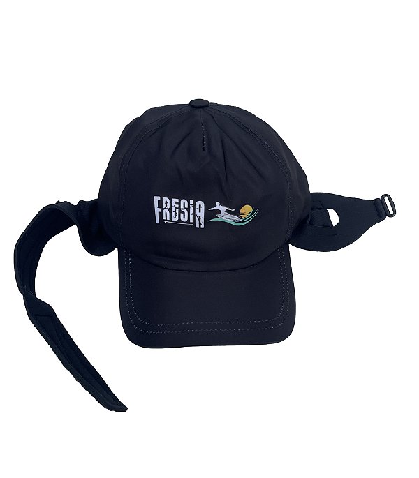 Boné para Surf com Alça e Proteção UV - Logo Fresia