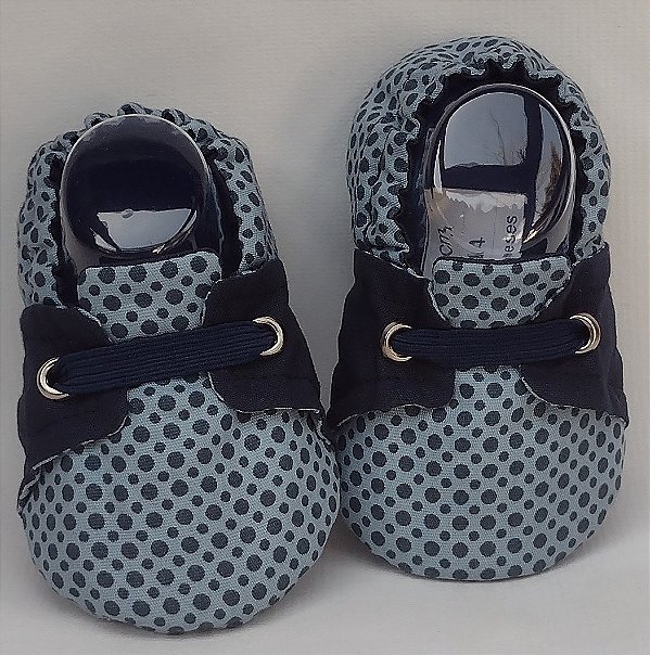 Sapatinho em Tecido para Bebes - Sapatenis - RN a 1 Ano