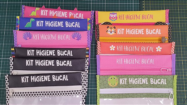 Estojo Kit Higiene Bucal - Pronta Entrega