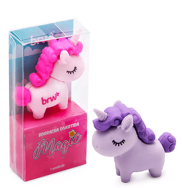 Borracha Unicórnio Magic Escolar BRW