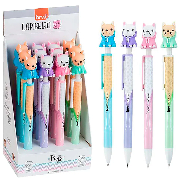 Lapiseira 0,7 Fofa Cachorrinho Dog-BRW