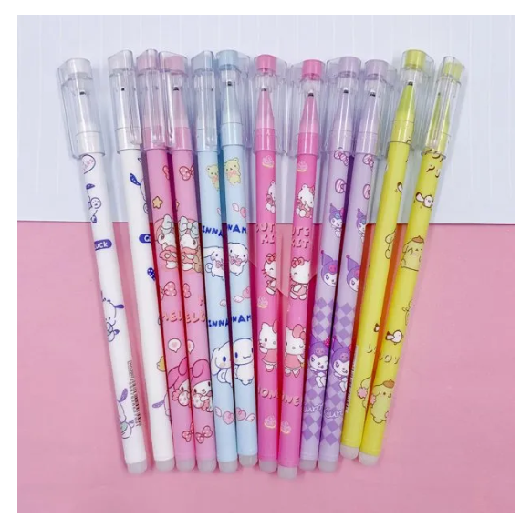 Caneta Apagável Estampada SanRio My Melody 0.5 preta