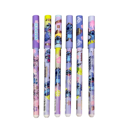 Caneta Esferográfica Stitch 1.0 Preta - Molin