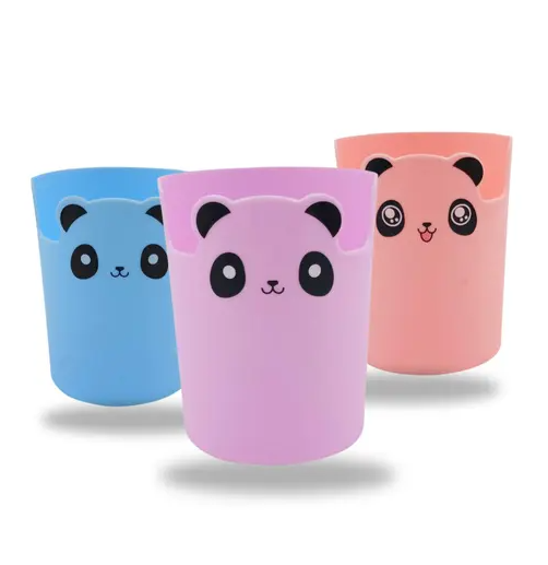 Porta Objetos Panda 10x8cm em Plástico Interponte