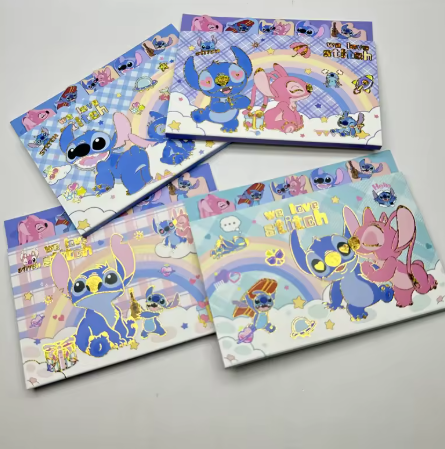 Bloco Adesivo Anotações Marca pagina - Stitch