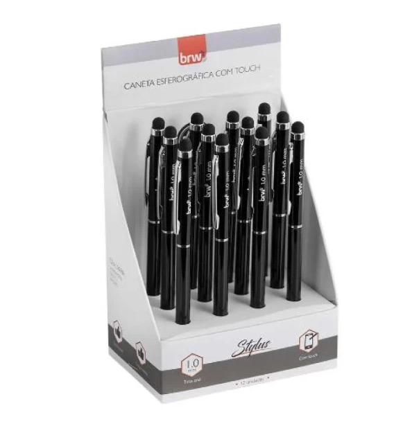 Caneta Esferografica metalica 1.0 touch -BRW