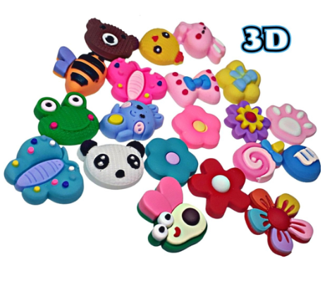 Adesivo 3D P/ Decoração 10 Peças Tridimensional De Resina Autocolante Decoração Fofinho Kawaii Interponte